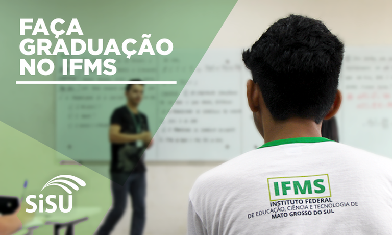 IFMS abrirá 80 vagas para cursos de graduação no 2º semestre IFMS abrirá 80 vagas para cursos de graduação no 2º semestre