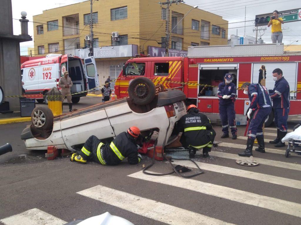 Polícia Militar participa de carreata alusiva ao “Movimento Maio Amarelo” em Três Lagoas