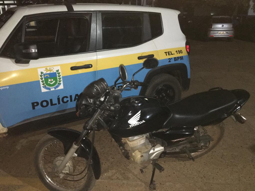 Polícia Militar recupera motocicleta furtada em Três Lagoas