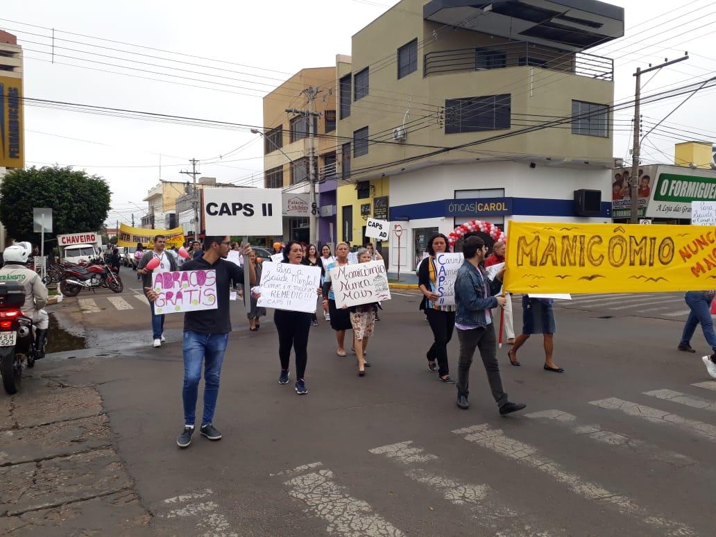 Saúde de Três Lagoas promove Caminhada da Luta Antimanicomial