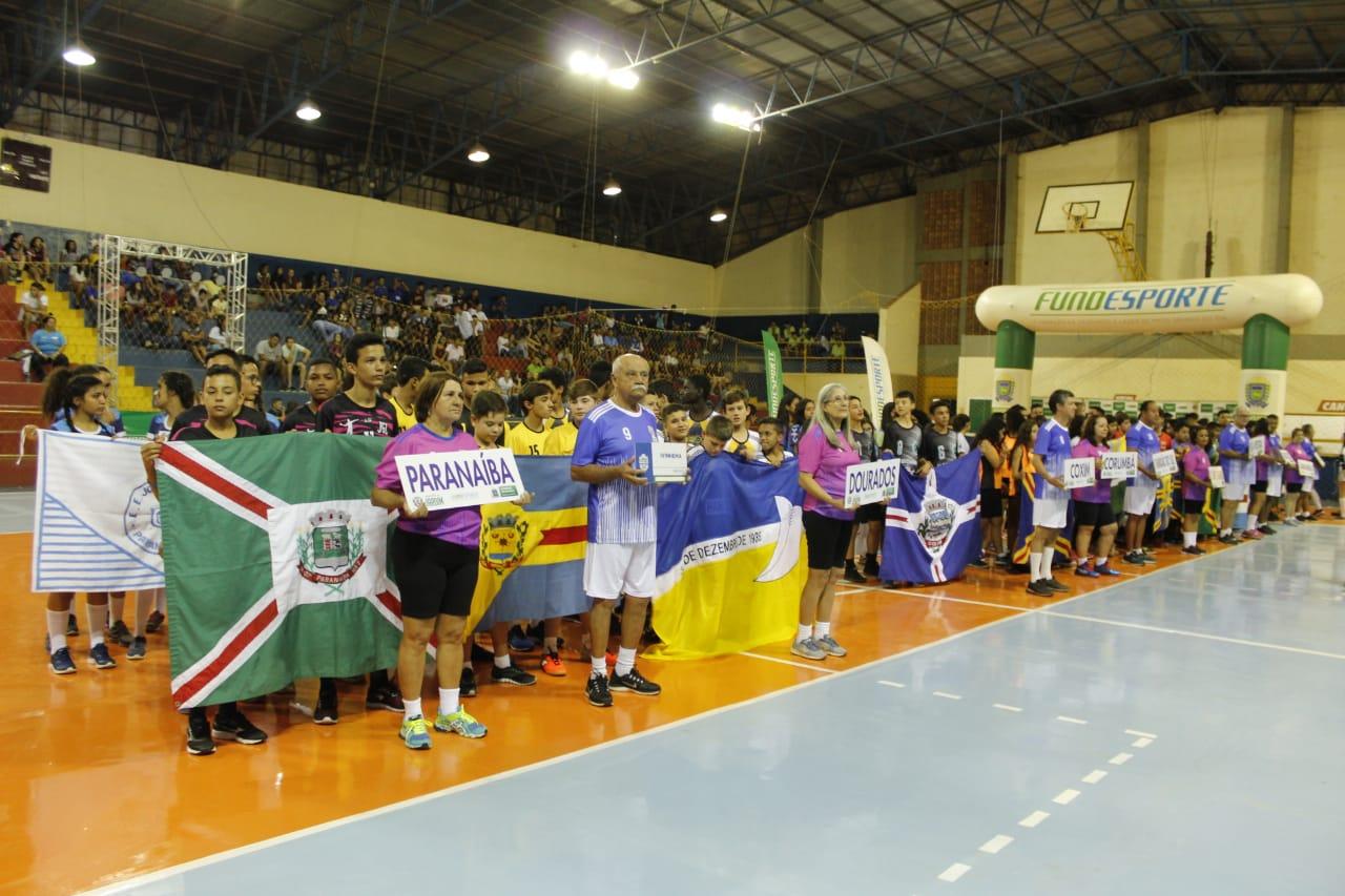Equipes de Três Lagoas estreiam hoje (12), nos Jogos Escolares de Handebol, em Jardim