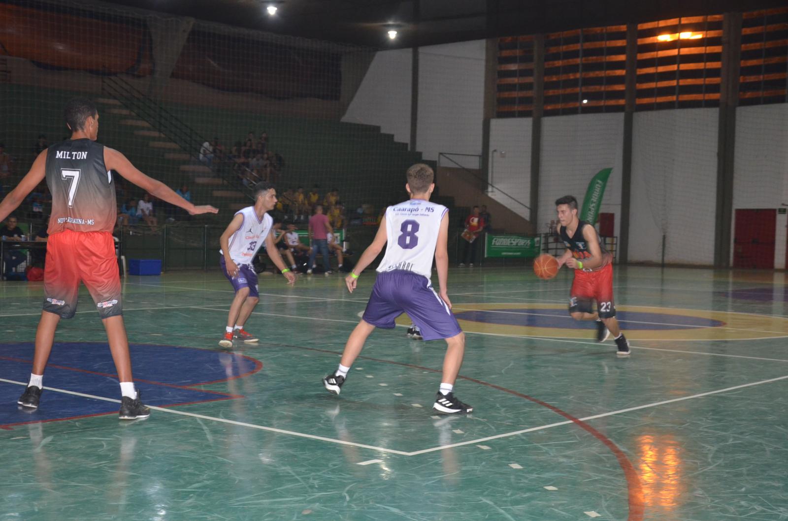 Equipes da SEJUVEL disputam Campeonato Estadual de Basquete em Nova Andradina