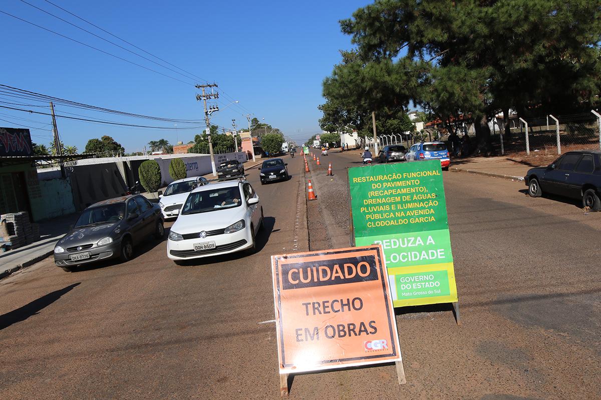 CIDADE EM OBRAS: Estado retoma ações de revitalização da Avenida Clodoaldo Garcia