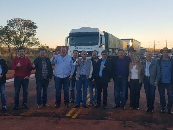 Deputado Eduardo Rocha acompanha serviços de melhorias em Brasilândia