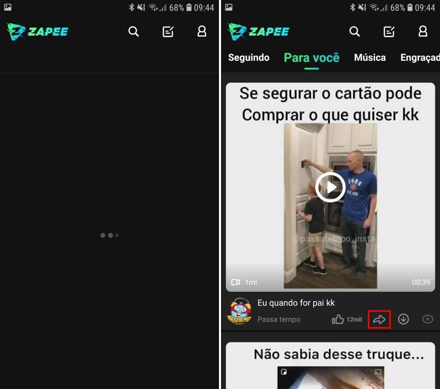 Vídeos engraçados Whatsapp, Software