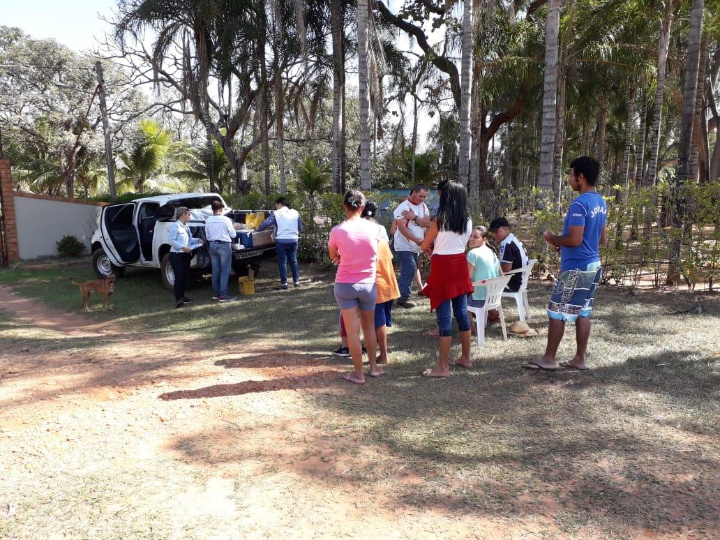 Equipes de Multivacinação na Zona Rural estão hoje (29) na Fazenda Periquitos