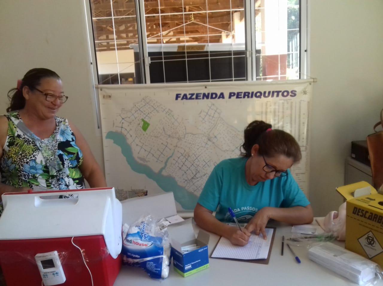 Multivacinação na Zona Rural está hoje (30) na Fazenda Santa Maria e amanhã (31) na região do Batuíra