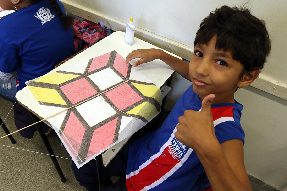 Professor de Educação Física da E.M. Ramez Tebet desenvolve projeto de conscientização do uso de cerol em Pipas