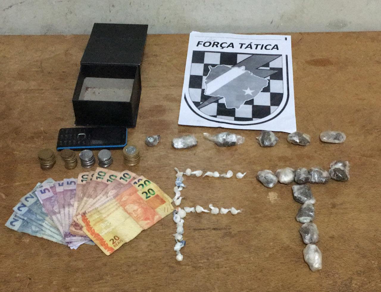 Polícia Militar prende autor por tráfico de drogas e captura foragido da justiça em Três Lagoas