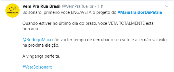 Internet protesta e levanta a #MaiaTraidorDaPatria