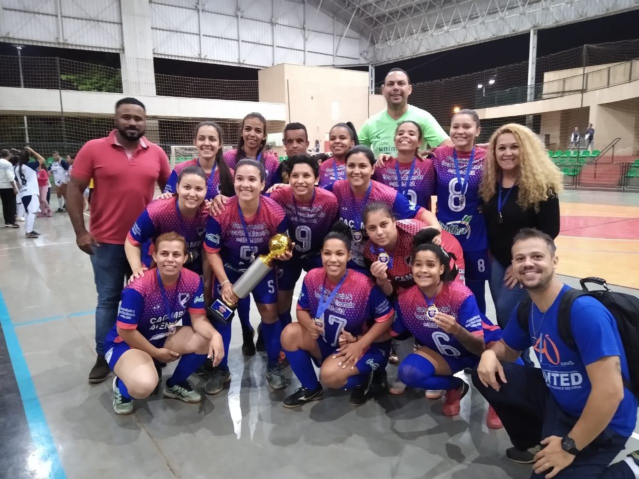 Nacional/Máfia é a grande campeã do Campeonato Municipal de Futsal Feminino
