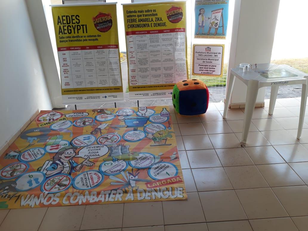 Saúde de Três Lagoas vai às escolas e promove o “Dia de Brincar de Combate à Dengue”