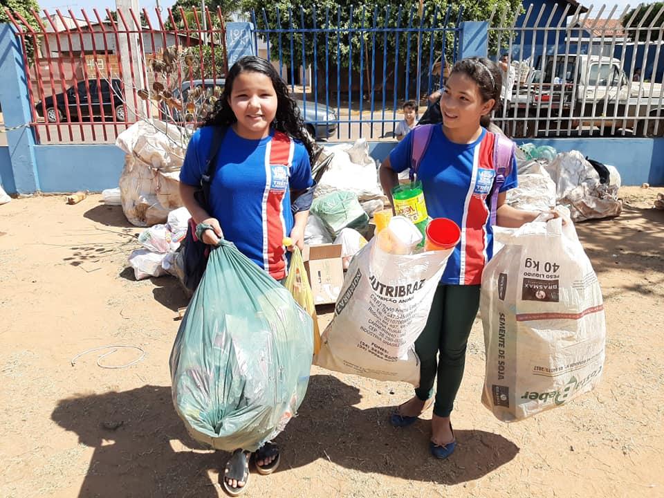 Escola de Três Lagoas arrecada 18 toneladas de materiais recicláveis e mais de R$ 7 mil