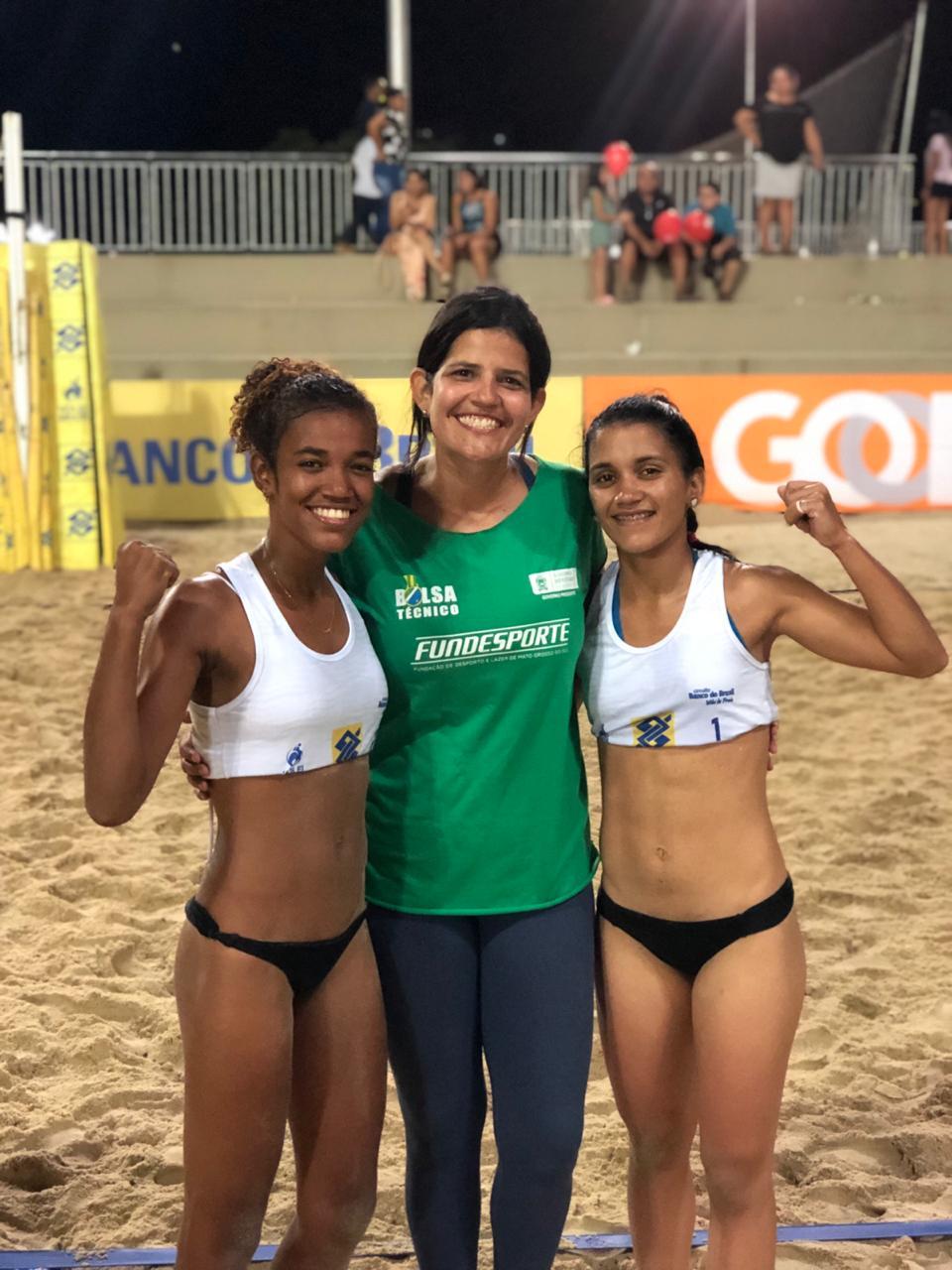 Circuito Brasileiro Sub21 de Vôlei de Praia: Aninha e Carol garantem 1º lugar para MS  