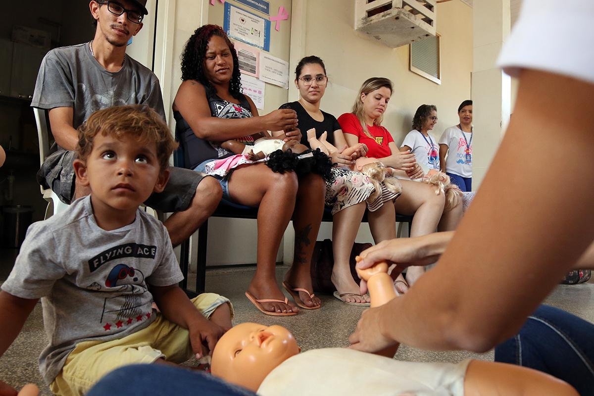 Unidade de Saúde do Santo André realiza encontro mensal de gestantes