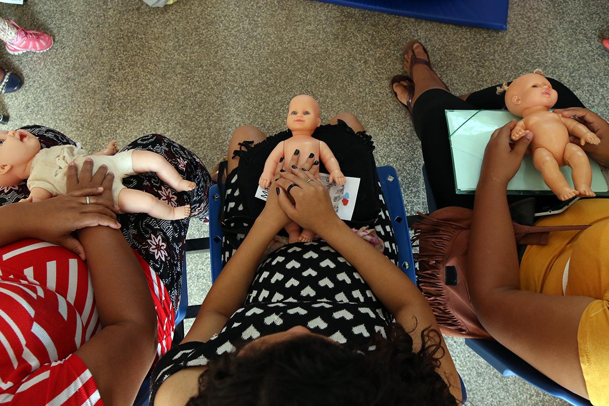 Unidade de Saúde do Santo André realiza encontro mensal de gestantes