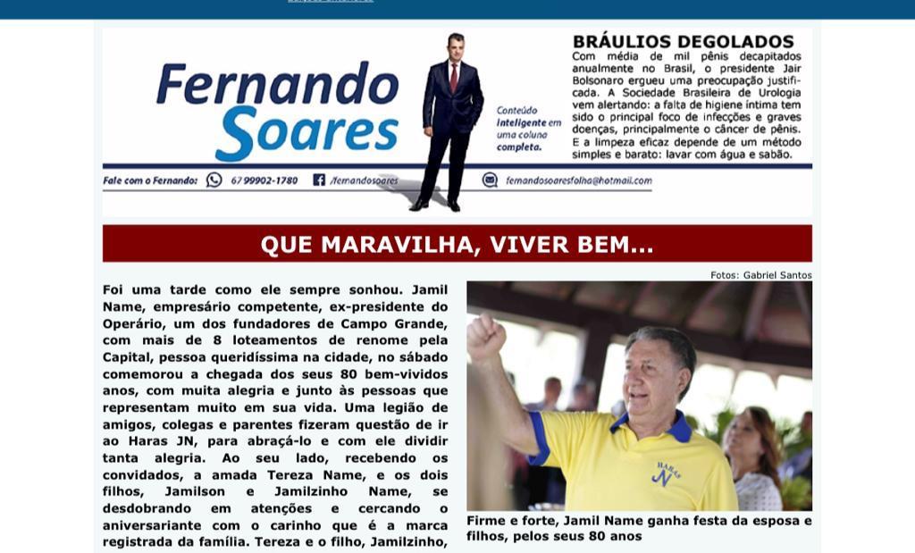 Coluna social vira argumento do MP contra HC de Jamil