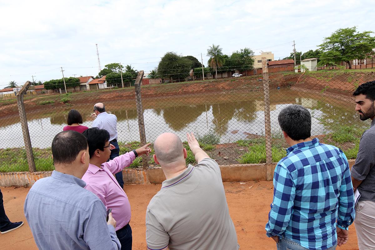 Cada vez mais próxima de solução em drenagens, Três Lagoas recebe técnicos da CAF para conhecer pontos críticos