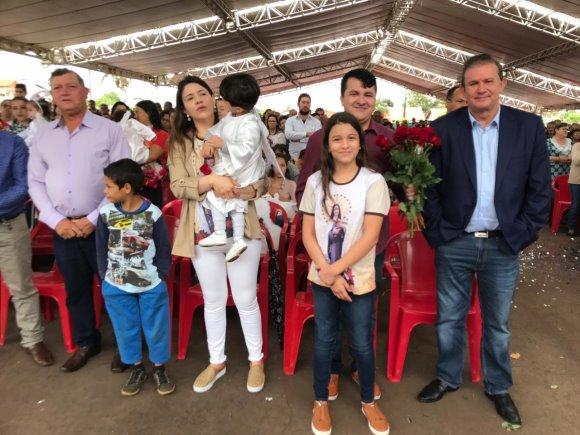 Deputado Eduardo Rocha prestigia 27ª Festa de Santa Terezinha, em Vicentina