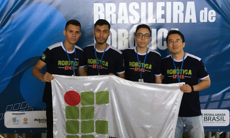 IFMS participa de etapa nacional da Olimpíada Brasileira de Robótica