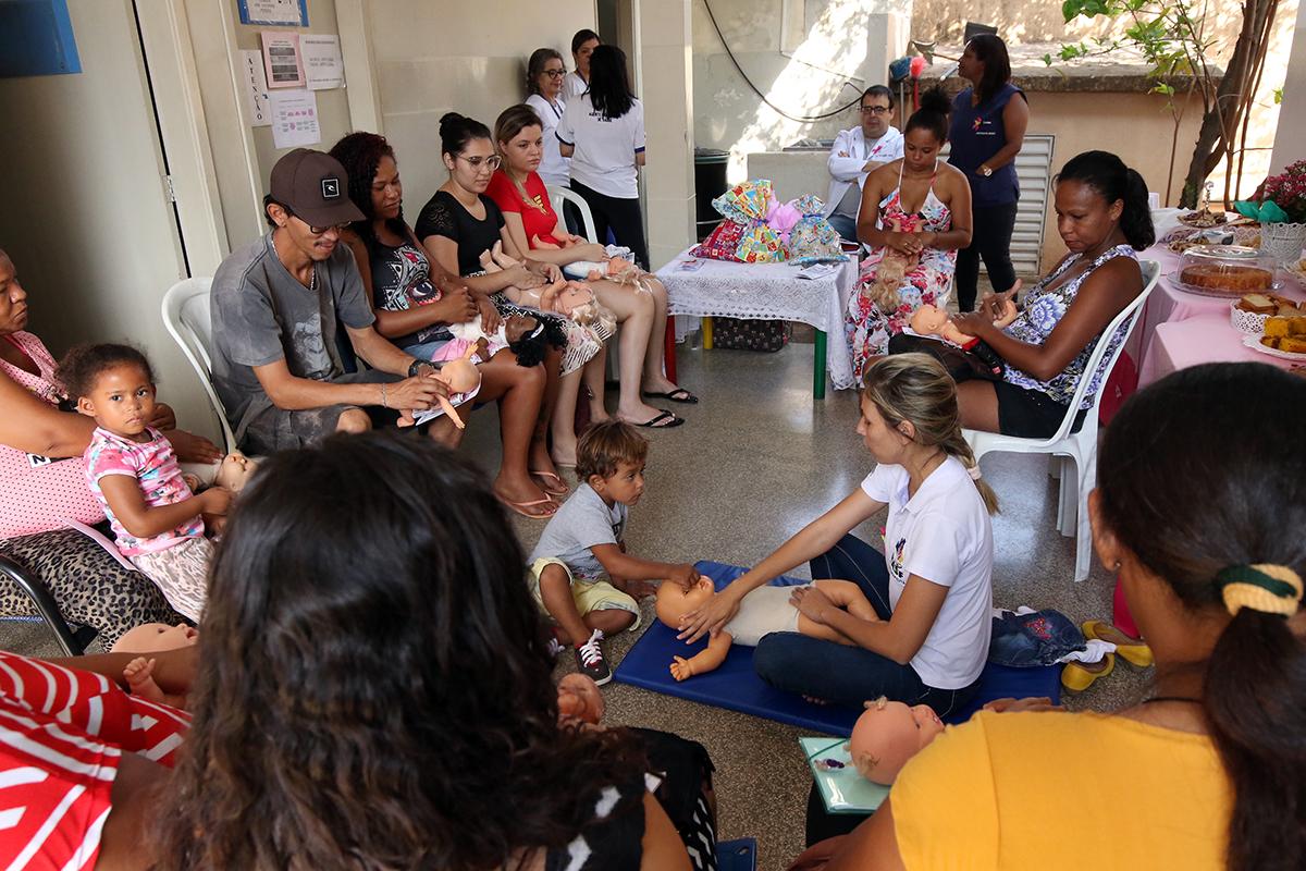 Unidade de Saúde do Santo André realiza encontro mensal de gestantes