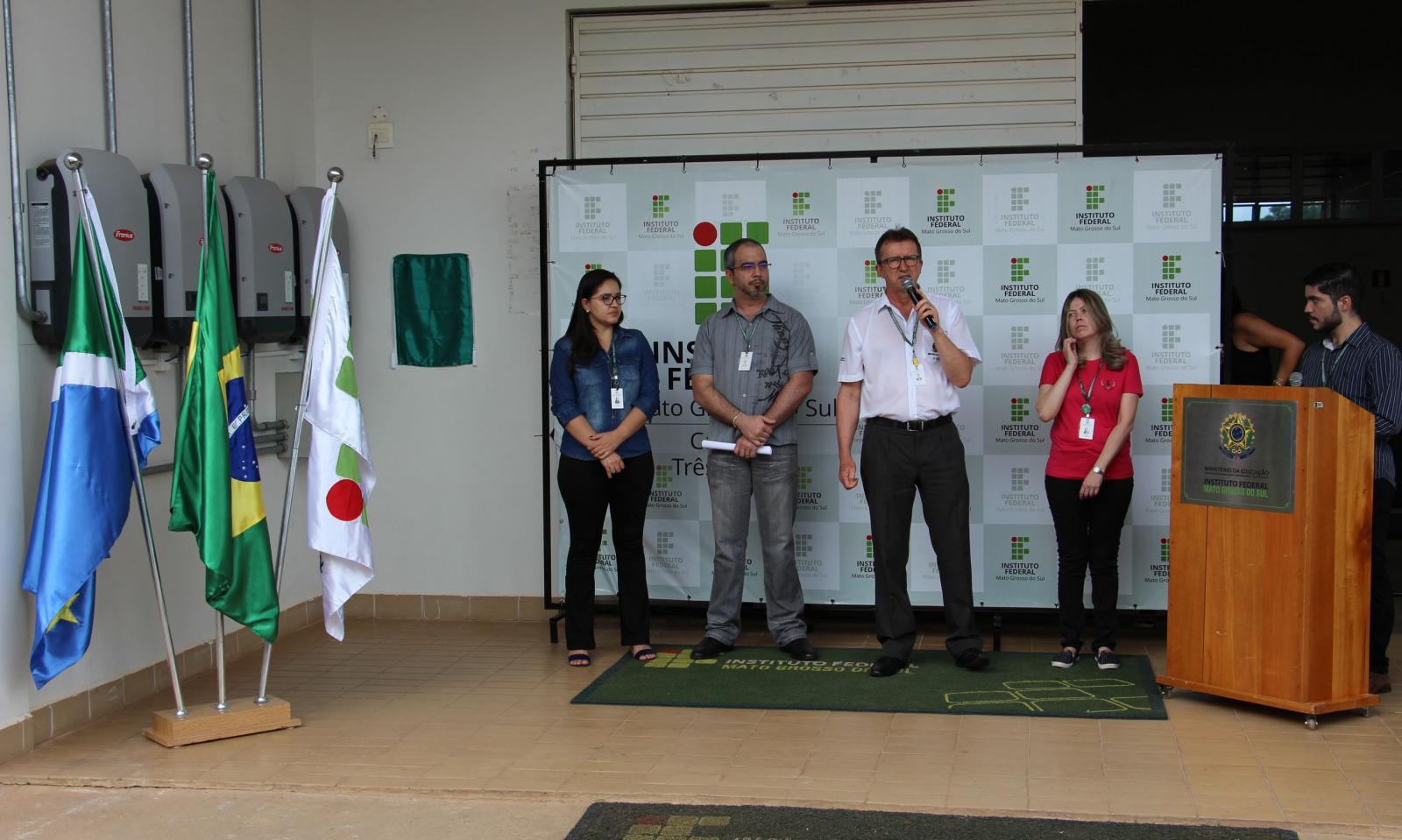 Campus Três Lagoas do IFMS inaugura usina fotovoltaica