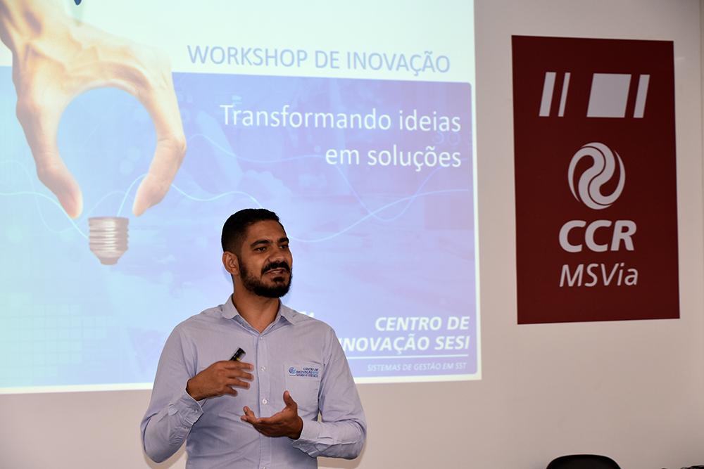 Especialista do Centro de Inovação do Sesi participa de workshop da CCR MSVia