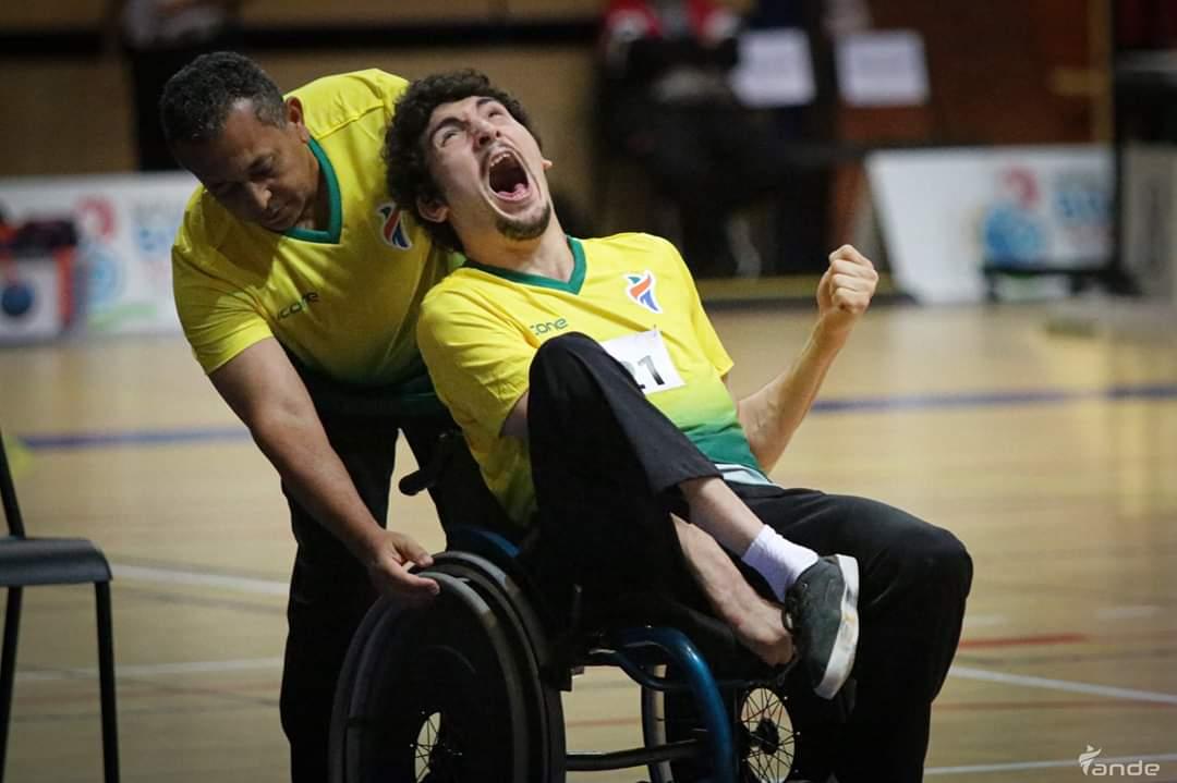 Paratleta André Luiz conquista medalha de bronze no Open Mundial de Bocha em Portugal Paratleta André Luiz conquista medalha de bronze no Open Mundial de Bocha em Portugal