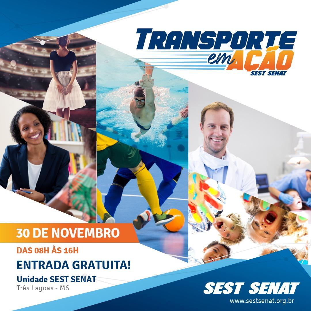Projeto Transporte em Ação do Sest Senat será realizado em Três Lagoas Projeto Transporte em Ação do Sest Senat será realizado em Três Lagoas
