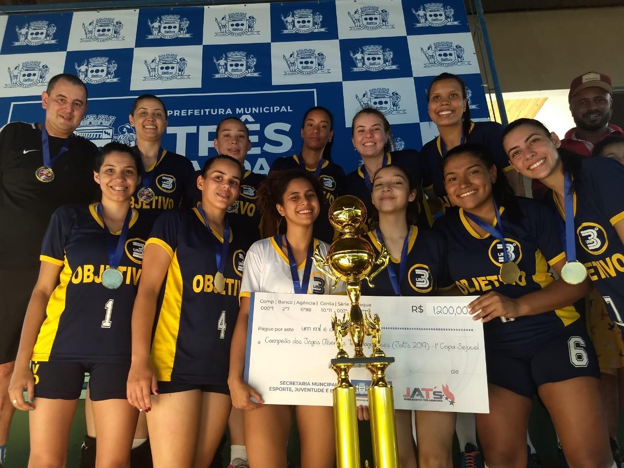 Confira os grandes campeões da COPA SEJUVEL 2019