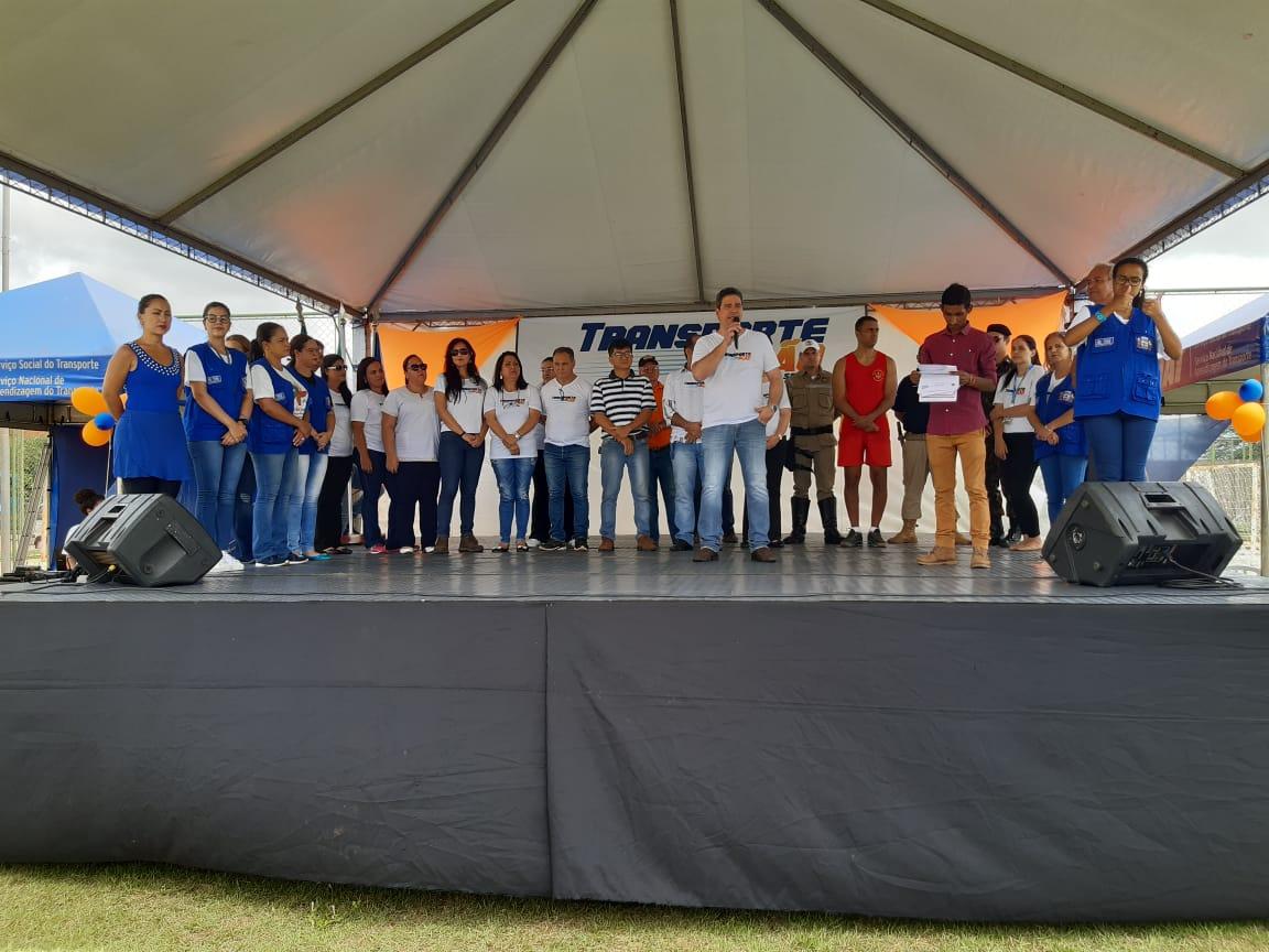 Cerca de 800 pessoas participaram do projeto Transporte em Ação do SEST SENAT