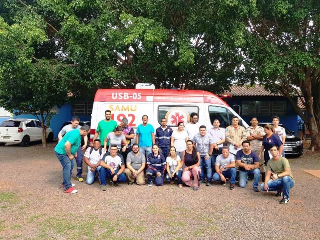 SAMU e Bombeiros participam de capacitação teórica e prática de atendimento de urgências SAMU e Bombeiros participam de capacitação teórica e prática de atendimento de urgências
