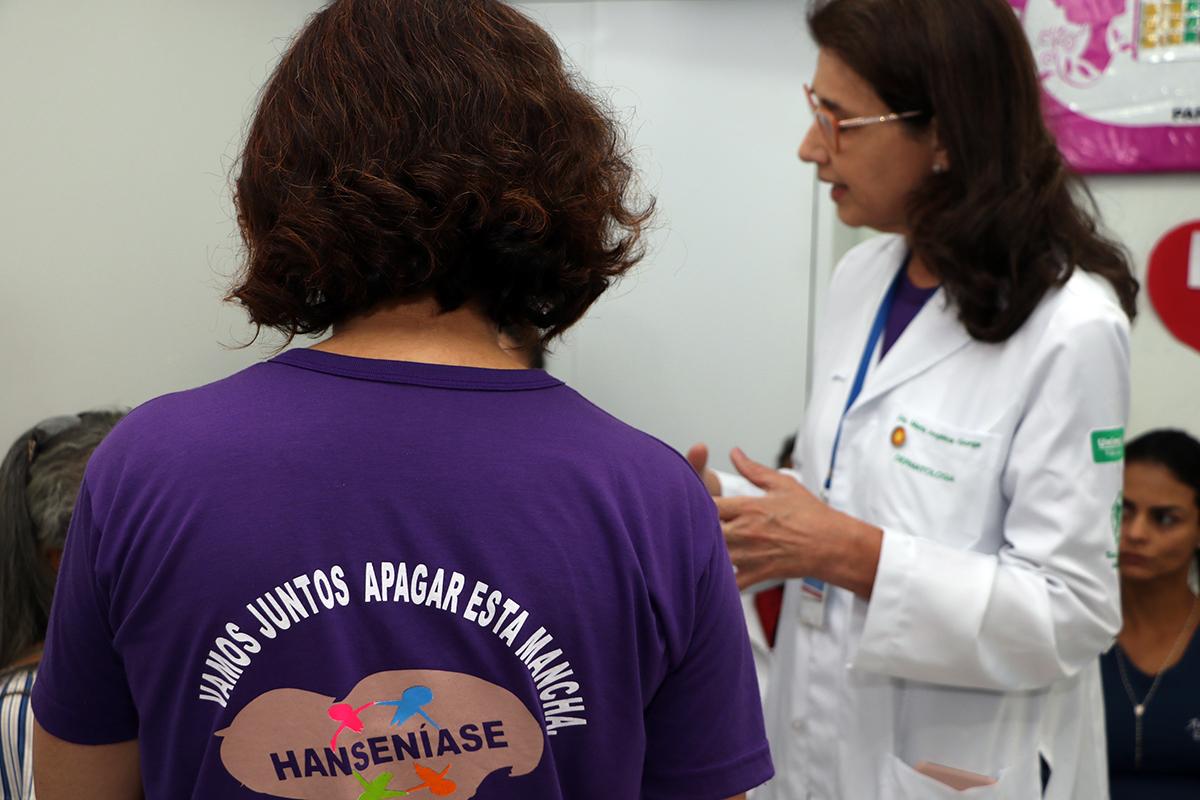 JANEIRO ROXO - Mensagem e ações de prevenção e conscientização da Hanseníase são levadas às Unidades de Saúde