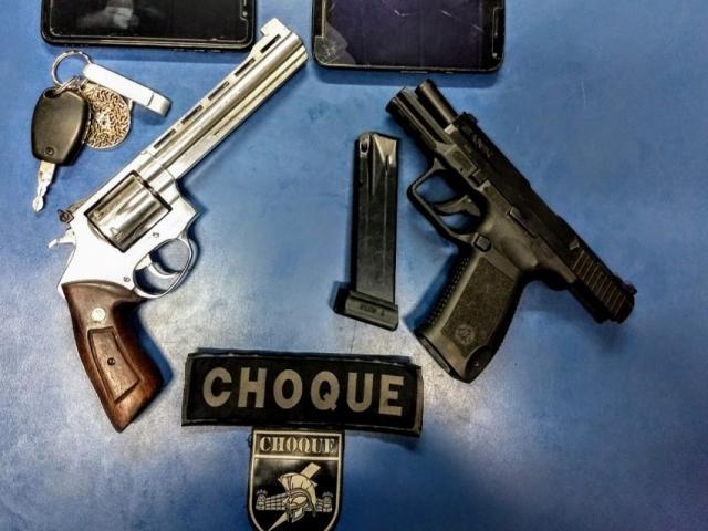 Após perseguição, preso diz que queria lucrar R$ 9,5 mil com armas ilegais