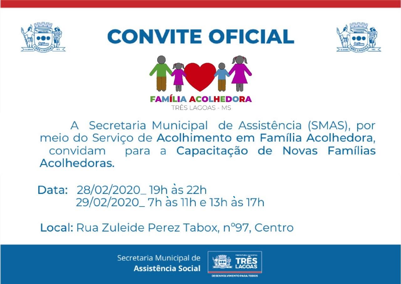 FAMILIA ACOLHEDORA – Assistência Social realiza capacitação e roda de conversa sobre este serviço de acolhimento