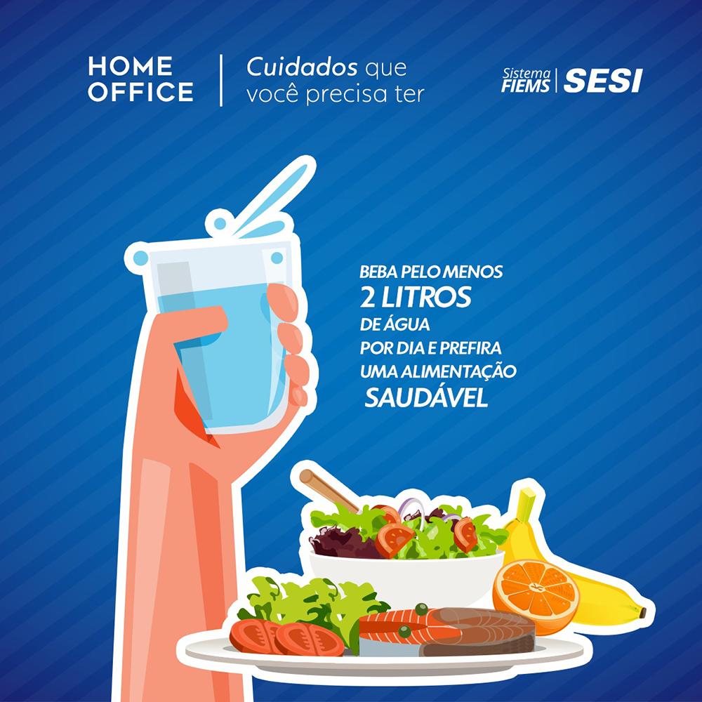 SST do Sesi divulga dicas de ergonomia para quem está trabalhando em casa   