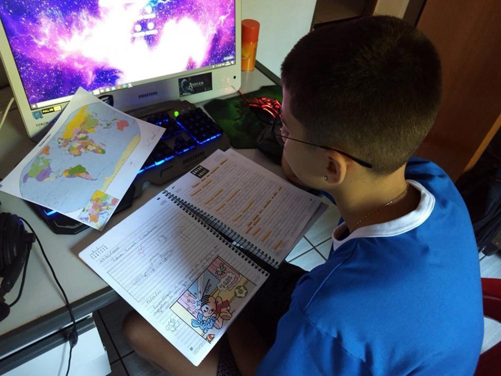 Escolas do Sesi de MS obtêm engajamento de até 93% dos alunos durante as aulas online