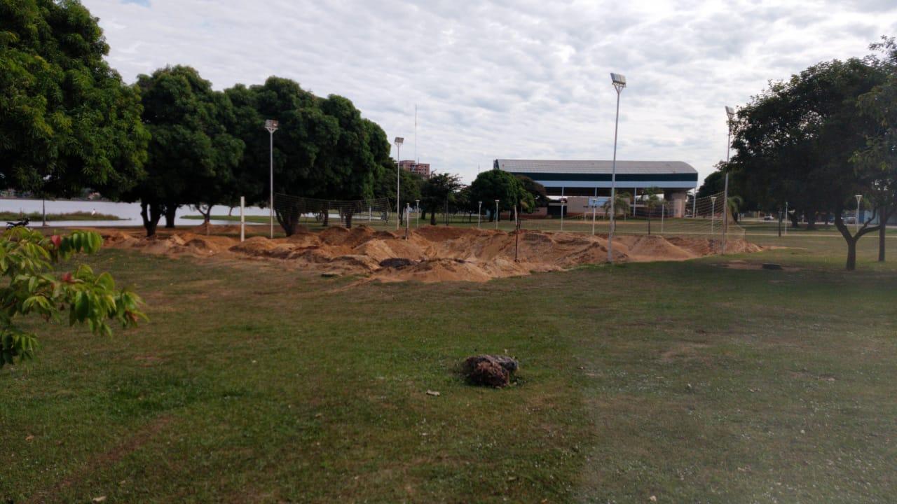 Prevenindo a proliferação da COVID-19, Prefeitura interdita caixas de areia da Lagoa Maior e academias ao ar livre