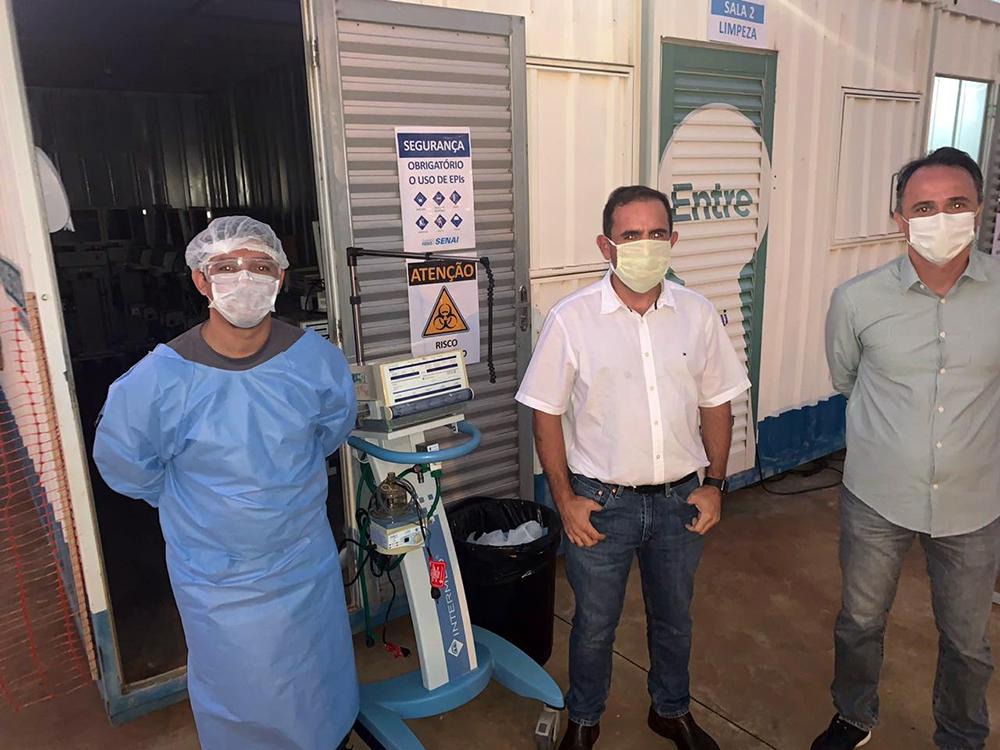 Senai já consertou 52 respiradores hospitalares, entregou 25 e aguarda calibração de mais 27   