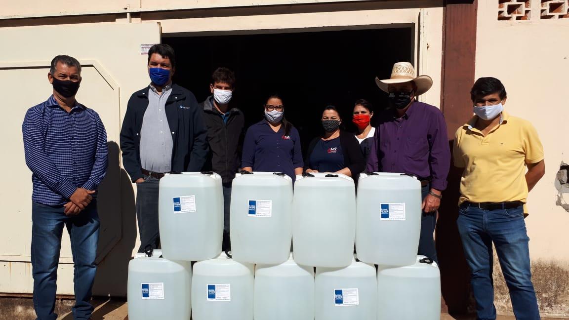 Empresa CTG Brasil doa 6 mil litros de álcool para saúde de Três Lagoas
