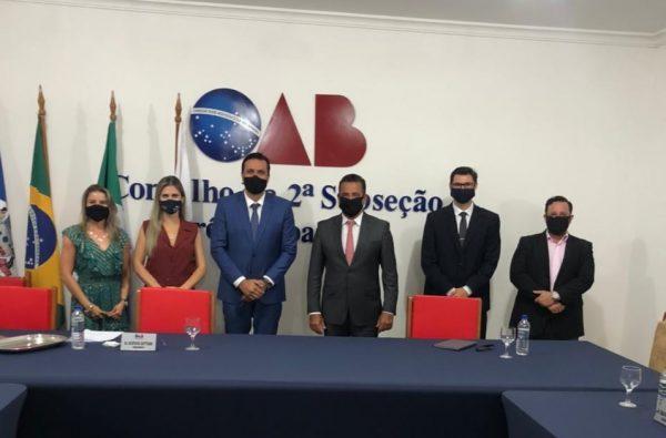 Diretoria da Subseção Três Lagoas recebe Desembargador Alexandre Bastos