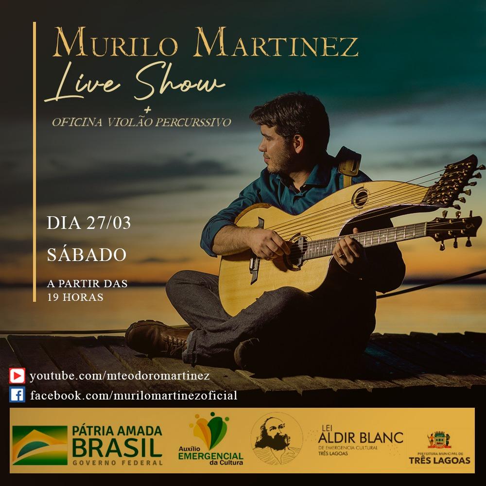 Lives Shows são realizadas em Três Lagoas com recursos da Lei Emergencial Cultural, Aldir Blanc