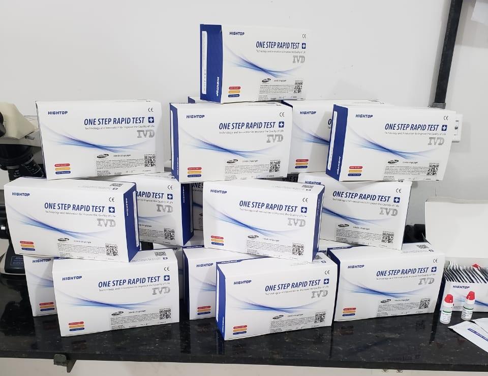 Três Lagoas recebe doação de 2.480 testes rápidos de COVID-19 de empresas privadas de MS Três Lagoas recebe doação de 2.480 testes rápidos de COVID-19 de empresas privadas de MS