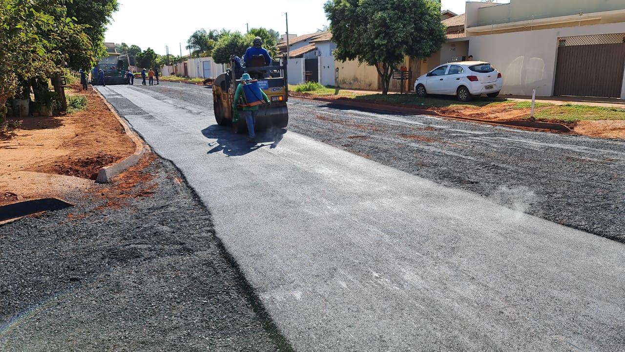 Rua Jorge Elias Seba, no Bairro Santa Júlia, está sendo pavimentada Rua Jorge Elias Seba, no Bairro Santa Júlia, está sendo pavimentada