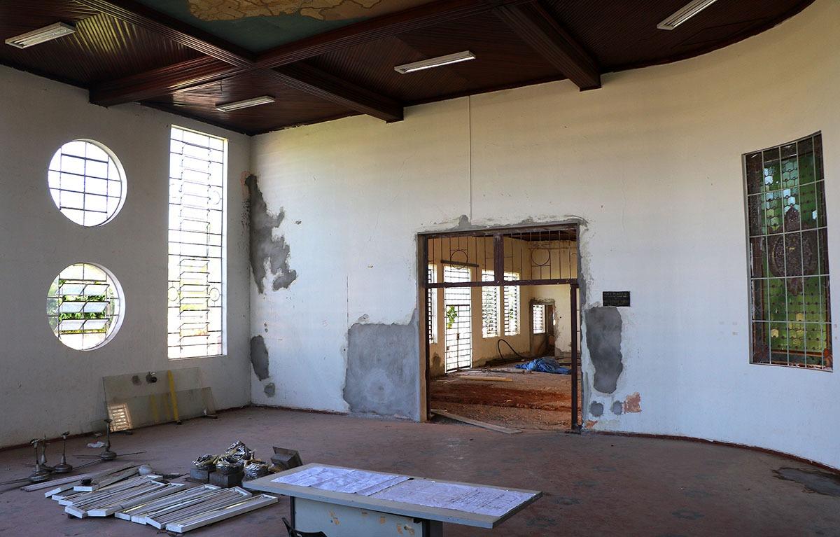 Prédios históricos estão em obras de revitalização