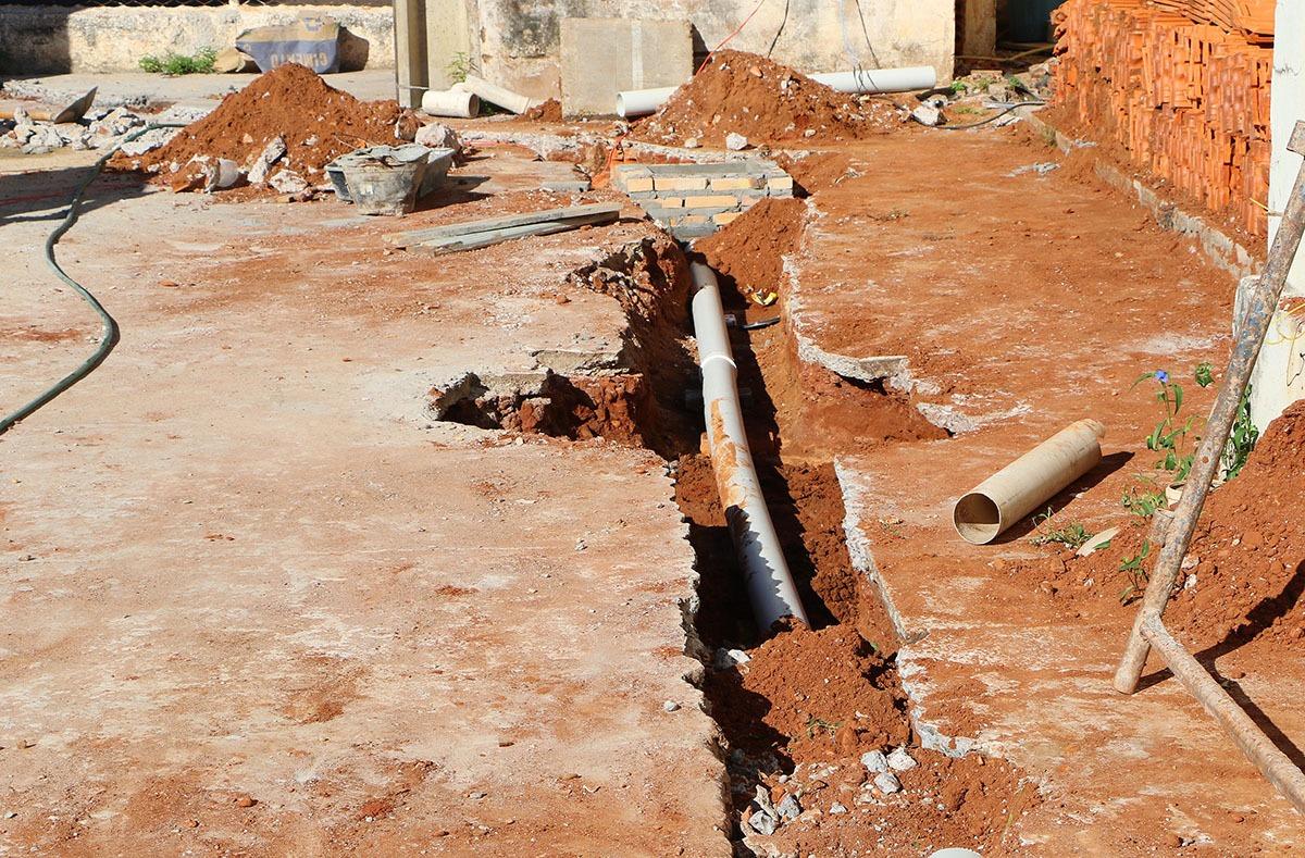 Prédios históricos estão em obras de revitalização