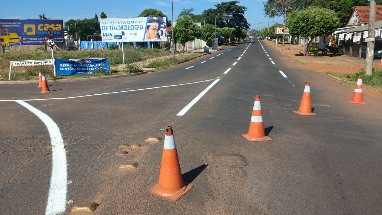 Ruas João Dantas Filgueiras e antiga Noroeste passam a ser mão única nas proximidades da linha férrea