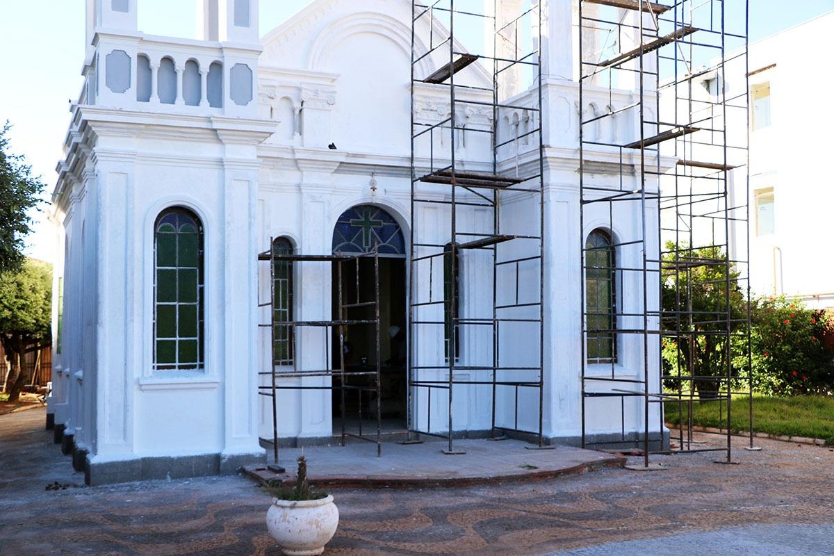 Prédios históricos estão em obras de revitalização Prédios históricos estão em obras de revitalização