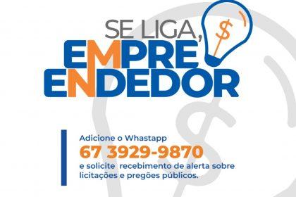  “Se Liga, Empreendedor” três-lagoenses recebem informações sobre processos de licitações  via WhatsApp