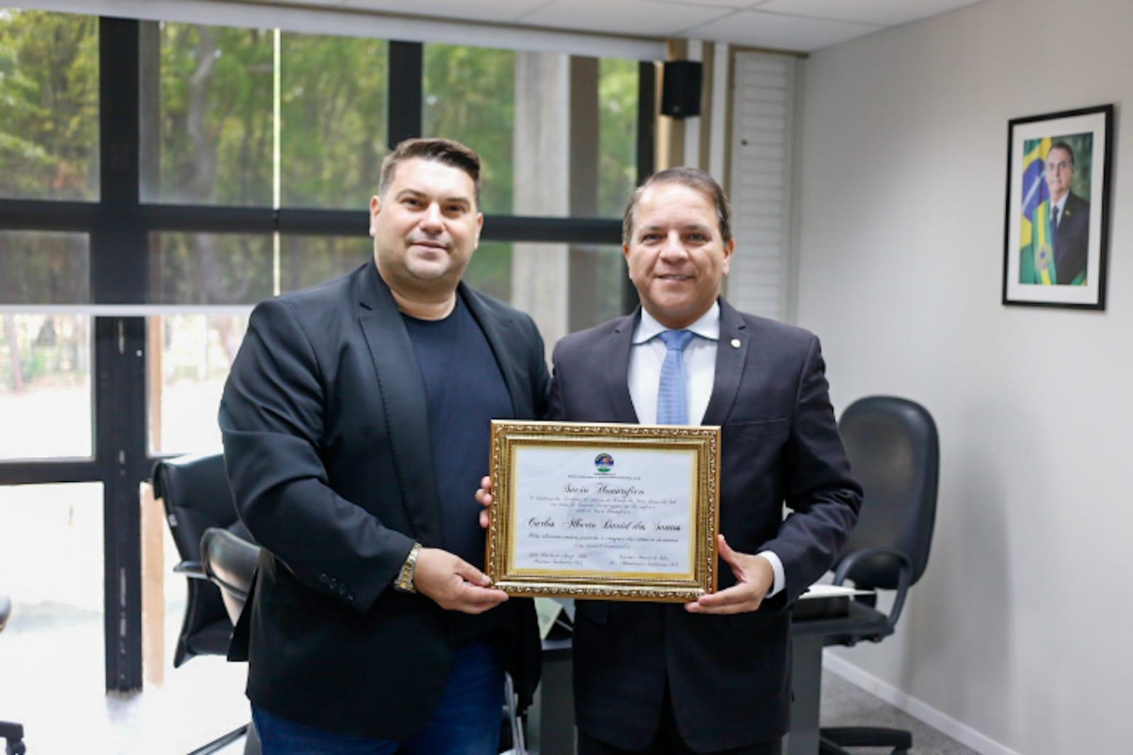 Coronel David recebe presidente do Sindimóveis e fortalece diálogo com a categoria
